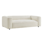 Modway Auren 88 Inch Lattice Bouclé Upholstered Sofa