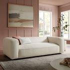 Modway Auren 88 Inch Lattice Bouclé Upholstered Sofa