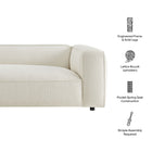 Modway Auren 88 Inch Lattice Bouclé Upholstered Sofa