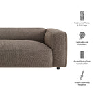 Modway Auren 88 Inch Lattice Bouclé Upholstered Sofa