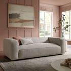 Modway Auren 88 Inch Lattice Bouclé Upholstered Sofa