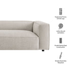 Modway Auren 88 Inch Lattice Bouclé Upholstered Sofa