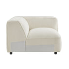 Modway Auren Lattice Bouclé Upholstered Modular Right-Facing Arm Chair