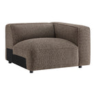 Modway Auren Lattice Bouclé Upholstered Modular Right-Facing Arm Chair