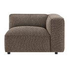 Modway Auren Lattice Bouclé Upholstered Modular Right-Facing Arm Chair
