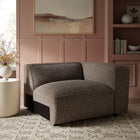 Modway Auren Lattice Bouclé Upholstered Modular Right-Facing Arm Chair