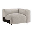 Modway Auren Lattice Bouclé Upholstered Modular Right-Facing Arm Chair