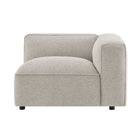 Modway Auren Lattice Bouclé Upholstered Modular Right-Facing Arm Chair