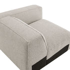 Modway Auren Lattice Bouclé Upholstered Modular Right-Facing Arm Chair