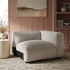 Modway Auren Lattice Bouclé Upholstered Modular Right-Facing Arm Chair