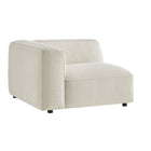 Modway Auren Lattice Bouclé Upholstered Modular Left-Facing Arm Chair