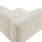 Modway Auren Lattice Bouclé Upholstered Modular Left-Facing Arm Chair