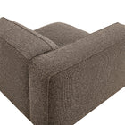 Modway Auren Lattice Bouclé Upholstered Modular Left-Facing Arm Chair