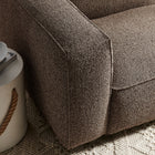 Modway Auren Lattice Bouclé Upholstered Modular Left-Facing Arm Chair