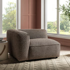 Modway Auren Lattice Bouclé Upholstered Modular Left-Facing Arm Chair