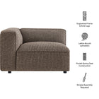 Modway Auren Lattice Bouclé Upholstered Modular Left-Facing Arm Chair