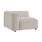 Modway Auren Lattice Bouclé Upholstered Modular Left-Facing Arm Chair