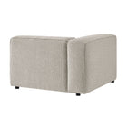 Modway Auren Lattice Bouclé Upholstered Modular Left-Facing Arm Chair