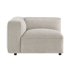 Modway Auren Lattice Bouclé Upholstered Modular Left-Facing Arm Chair