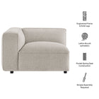 Modway Auren Lattice Bouclé Upholstered Modular Left-Facing Arm Chair