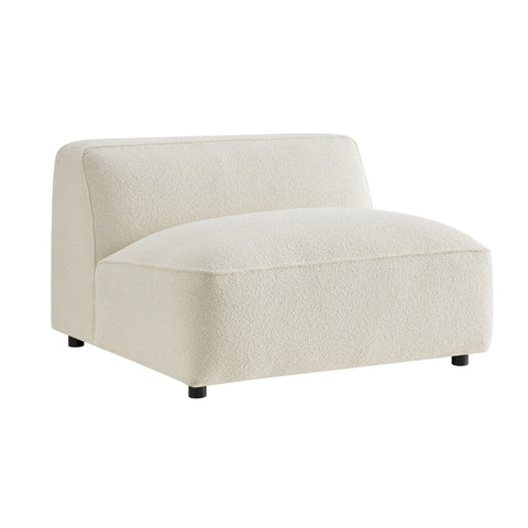 Modway Auren Lattice Bouclé Upholstered Modular Armless Chair