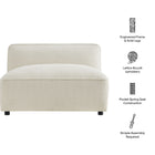 Modway Auren Lattice Bouclé Upholstered Modular Armless Chair