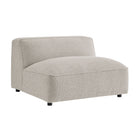 Modway Auren Lattice Bouclé Upholstered Modular Armless Chair