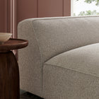 Modway Auren Lattice Bouclé Upholstered Modular Armless Chair