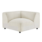 Modway Auren Lattice Bouclé Upholstered Modular Corner Chair