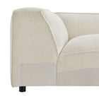 Modway Auren Lattice Bouclé Upholstered Modular Corner Chair