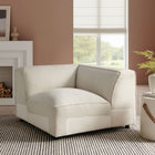 Modway Auren Lattice Bouclé Upholstered Modular Corner Chair
