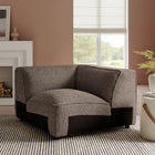 Modway Auren Lattice Bouclé Upholstered Modular Corner Chair