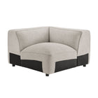 Modway Auren Lattice Bouclé Upholstered Modular Corner Chair