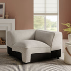 Modway Auren Lattice Bouclé Upholstered Modular Corner Chair