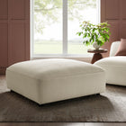 Modway Auren Lattice Bouclé Upholstered Ottoman