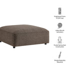 Modway Auren Lattice Bouclé Upholstered Ottoman