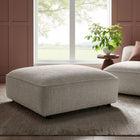 Modway Auren Lattice Bouclé Upholstered Ottoman