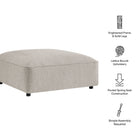 Modway Auren Lattice Bouclé Upholstered Ottoman