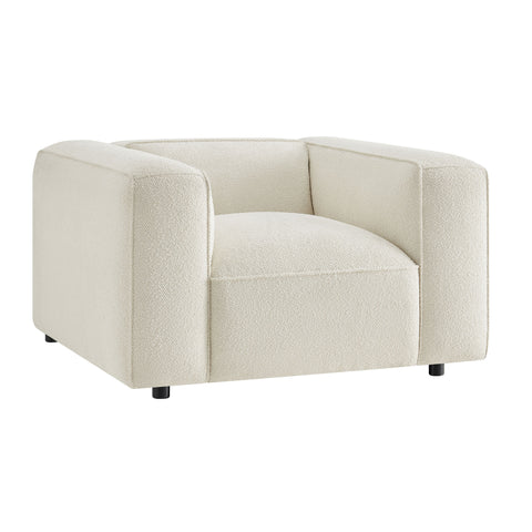 Modway Auren Lattice Bouclé Upholstered Accent Chair