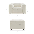 Modway Auren Lattice Bouclé Upholstered Accent Chair