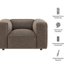 Modway Auren Lattice Bouclé Upholstered Accent Chair