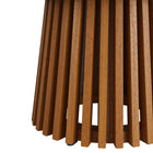 Modway Lane 31 Inch Round Outdoor Patio Teak Wood Coffee Table