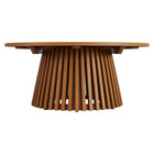 Modway Lane 39 Inch Round Outdoor Patio Teak Wood Coffee Table