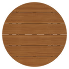 Modway Lane 39 Inch Round Outdoor Patio Teak Wood Coffee Table