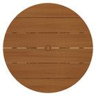 Modway Lane 39 Inch Round Outdoor Patio Teak Wood Dining Table