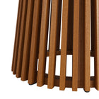 Modway Lane 47 Inch Round Outdoor Patio Teak Wood Dining Table