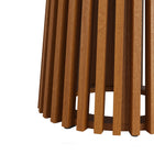 Modway Lane 31 Inch Round Outdoor Patio Teak Wood Bar Table