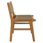 Modway Rowe Outdoor Patio Teak Wood Dining Chair