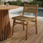 Modway Rowe Outdoor Patio Teak Wood Dining Chair