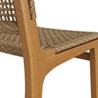 Modway Rowe Outdoor Patio Teak Wood Counter Chairs Set of 2